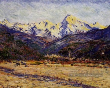 La vallée du Nervia Claude Monet Peinture à l'huile